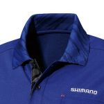 Футболка Shimano Polo Shirt (long sleeve) SH-093N Синий размер L (EU. MS)