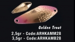 Колеблющаяся блесна HERAKLES AMMER 2,5gr (Golden Trout)