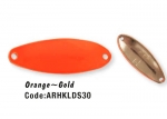 Колеблющаяся блесна HERAKLES LDS 3,6 gr (Orange/Gold)