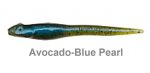 Слаг MEGABASS HONJIKOMI HAZEDONG 4.0, 8шт в уп.  цвет: Avocado/Blue Pearl
