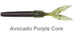 Червь MEGABASS BUMPEE WORM 4 3/4 4 шт. в уп. цвет:Avocado Purple Core