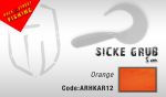Силиконовые приманки HERAKLES SICKLE GRUB 5.0cm (Orange)  10pcs