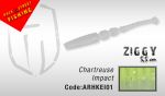 Силиконовые приманки HERAKLES ZIGGY 5,5cm (Chartreuse Impact)