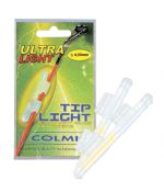 Светлячок с держателем на хлыст COLMIC TIP  LIGHT: 6,00mm - Yellow (2pcs)