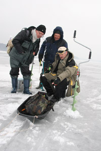 зимний эхолот флэшер vexilar для зимней рыбалки 2