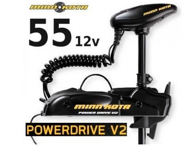 Электромотор Minn Kota POWERDRIVE 55PD V2/AP-54/137см/12V (1366201 