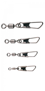 Карабины CRALUSSO Swivel & safety snap №14 / 3,0 кг (12pcs/bag)