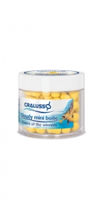 Пылящие Мини-Бойлы Cralusso Pineapple Cloudy mini boilie 20 gr 8*12мм/ Вкус ананас.