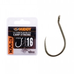 Крючки MIDDY KM-3 Carp Xtreme Eyed Hooks 14s (10pc pkt)