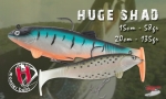 Силиконовая приманка HERAKLES HUGE SHAD 20 (Black Grape)