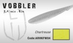 Силиконовые приманки HERAKLES VOBBLER 6cm цвет Chartreuse