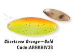Колеблющаяся блесна HERAKLES HIVE  2,4 gr (Chartreuse Orange/Gold)