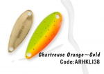 Колеблющаяся блесна HERAKLES YANKEE 3,0gr (Chartreuse Orange/Gold)