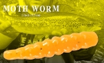 Силиконовые приманки HERAKLES MOTH WORM 1 цвет White