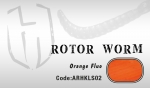 Силиконовые приманки HERAKLES ROTOR WORM цвет Orange Fluo