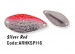 Колеблющаяся блесна HERAKLES SPIKE 1,0gr (Silver Red)