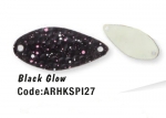 Колеблющаяся блесна HERAKLES SPIKE 1,0gr (Black Glow)