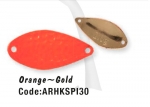 Колеблющаяся блесна HERAKLES SPIKE 1,0gr (Orange/Gold)