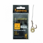 Крючки с поводками Browning Method с иглой для боили  #12