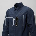 Рубашка SHIMANO AIRVENTI Fishing Shirts SH-099N Синий размер M (EU. S)