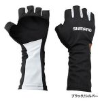 Перчатки Shimano Mos-Shield Sun Shade Glove5 GL-007N Черный Серебро размер XL