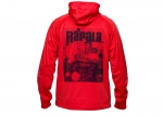 Толстовка RAPALA Splash Hoodie - Red размер XL