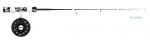Зимняя удочка RAPALA Flatstick с инерционной катушкой и намотанной леской Sufix Ice 61 см Medium Light