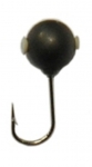 Тульская мормышка вольфрамовая Дробинка чёрное серебро