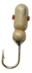 Тульская мормышка вольфрамовая Муравей серебро вес 0.65гр., диа. 3мм