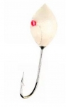 Тульская мормышка вольфрамовая Капля серебро вес 0.22гр., диа. 2.5мм