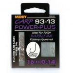 Поводки MIDDY Carp 93-13 Power-Plus 12 to 0.20 9pc pkt