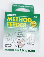 Поводки MIDDY Las-Soo Feeder  B.less 12 to 0.20 6pc pkt