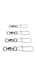 Карабины CRALUSSO Ball bearing swivel with snap - 0 (6pcs/bag)