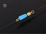 Застежки для быстрой замены поводков, Trumpet (6 шт.), синие
