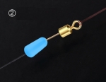 Застежки для быстрой замены поводков, Trumpet (6 шт.), синие