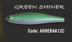 Воблер HERAKLES JERK-070 цвет Green Shiner