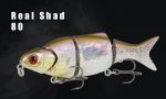 Воблер HERAKLES REAL Shad 80 цвет Green Ayu