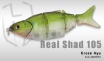 Воблер HERAKLES REAL Shad 105 цвет Green Ayu