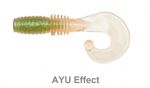 Твистер MEGABASS ROCKY FRY 1.5, Curly Tail 5шт в уп. цвет: Ayu Effect