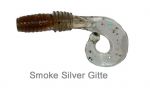 Твистер MEGABASS ROCKY FRY 1.5, Curly Tail 5шт в уп. цвет: Smoke Silver Glitte