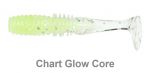 Твистер MEGABASS ROCKY FRY 2.0, Vib Tail 5шт в уп. цвет: Chart Glow Core