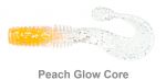 Твистер MEGABASS COUNTER GRUB 3.5, 4шт в уп.  цвет: Peach Glow Core