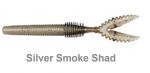 Червь MEGABASS BUMPEE WORM 4 3/4 4 шт. в уп. цвет:Silver/Smoke Shad