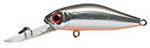 Воблер PONTOON21 Crackjack 58F-DR цвет №051 Metallic HG Silver&Black OB RE