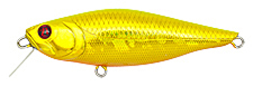 Воблер PONTOON21 Kalikana 70SP-SR цвет №A63 CRASH GOLD CHARTREUSE RE