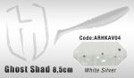 Силиконовые приманки HERAKLES GHOST SHAD 8,5CM (WHITE/SILVER)