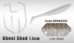 Силиконовые приманки HERAKLES GHOST SHAD 7,5CM (LIVE SHAD)