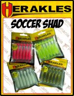 Силиконовые приманки HERAKLES SOCCER Shad 6,0cm (Pumpkin Shad)