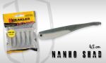 Силиконовые приманки HERAKLES NANHO Shad 4.5cm (Silver White)