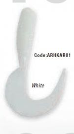 Силиконовые приманки HERAKLES SICKLE GRUB 3.5cm (White)  10pcs